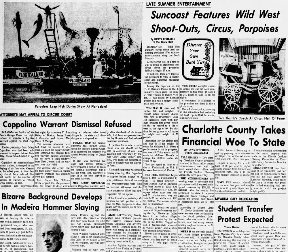 Floridaland - Aug 23 1966 Wild West Show